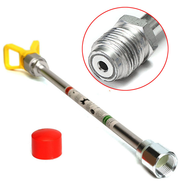100cm-Airless-Paint-Sprayer-Gun-Tip-Extension-Rod-With-BlueYellow-Tip-Guard-For-Wagner-Titan-1091440-9