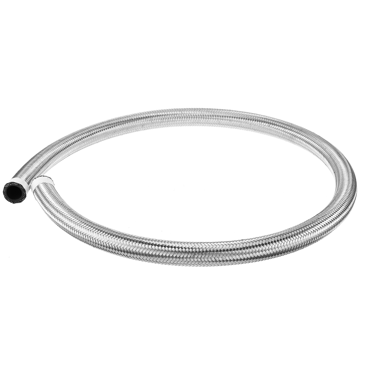 3FT-AN4-AN6-AN8-AN10-Fuel-Hose-Oil-Gas-Line-Pipe-Stainless-Steel-Braided-Silver-1684977-2