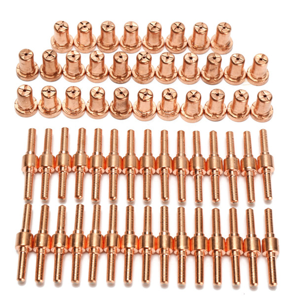 60pcs-Consumables-Extended-Long-Tip-Electrodes-and-Nozzles-for-PT31-LG40-40A-Air-Plasma-Cutter-1054797-2