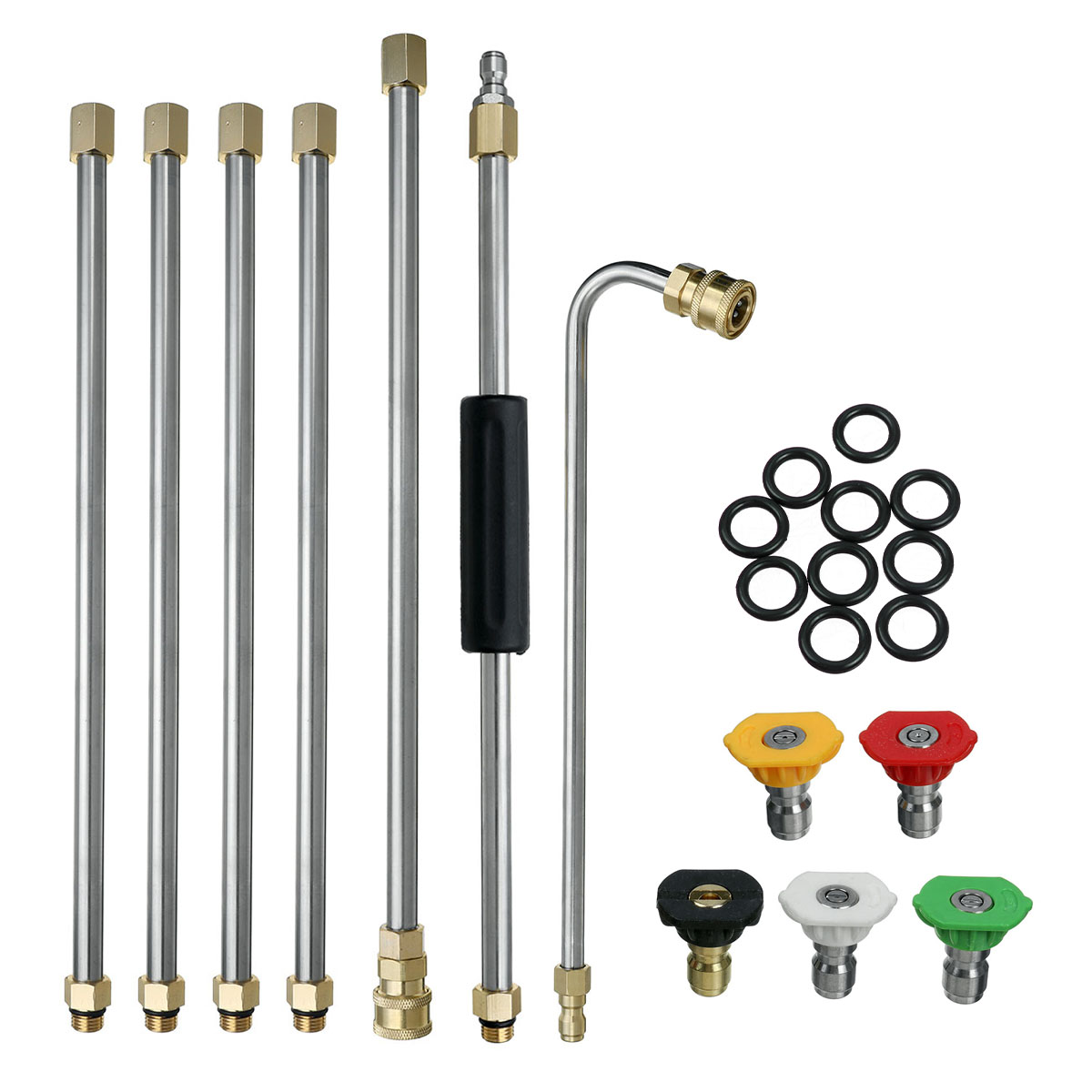 7pcs-High-Pressure-Washer-Extension-Spray-Wand-14-Inch-Replacement-Lance-with-Nozzles-1698644-1