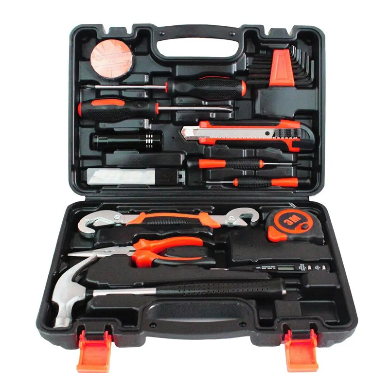 92582100-Pcs-Household-Repair-Tool-Kit-Set-Hammer-Ruler-Hand-Tool-Kit-With-Plastic-Toolbox-1762283-4
