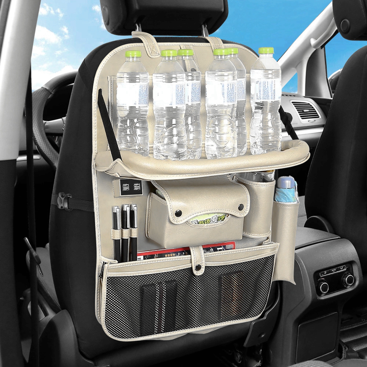 Back-Seat-Organizer-Tray-Box-Car-Hanging-Storage-Bags-Table-with-4-USB-Port-1608096-6