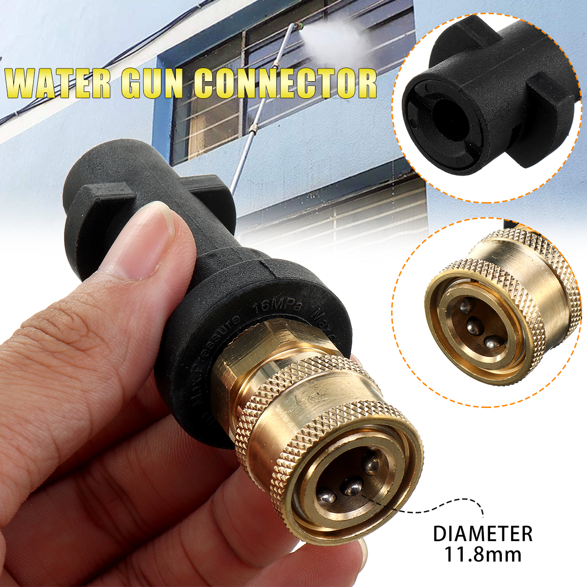 High-Pressure-Washer-Connector-Water-Interface-Nozzle-Copper-for-Karcher-K7-1702208-2