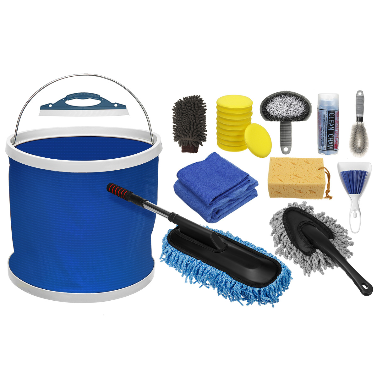 22Pcs-Car-Cleaning-Washing-Tool-Kits-Towel-Brush-Sponge-Mop-Gloves-Sponge-Kit-1842332-14