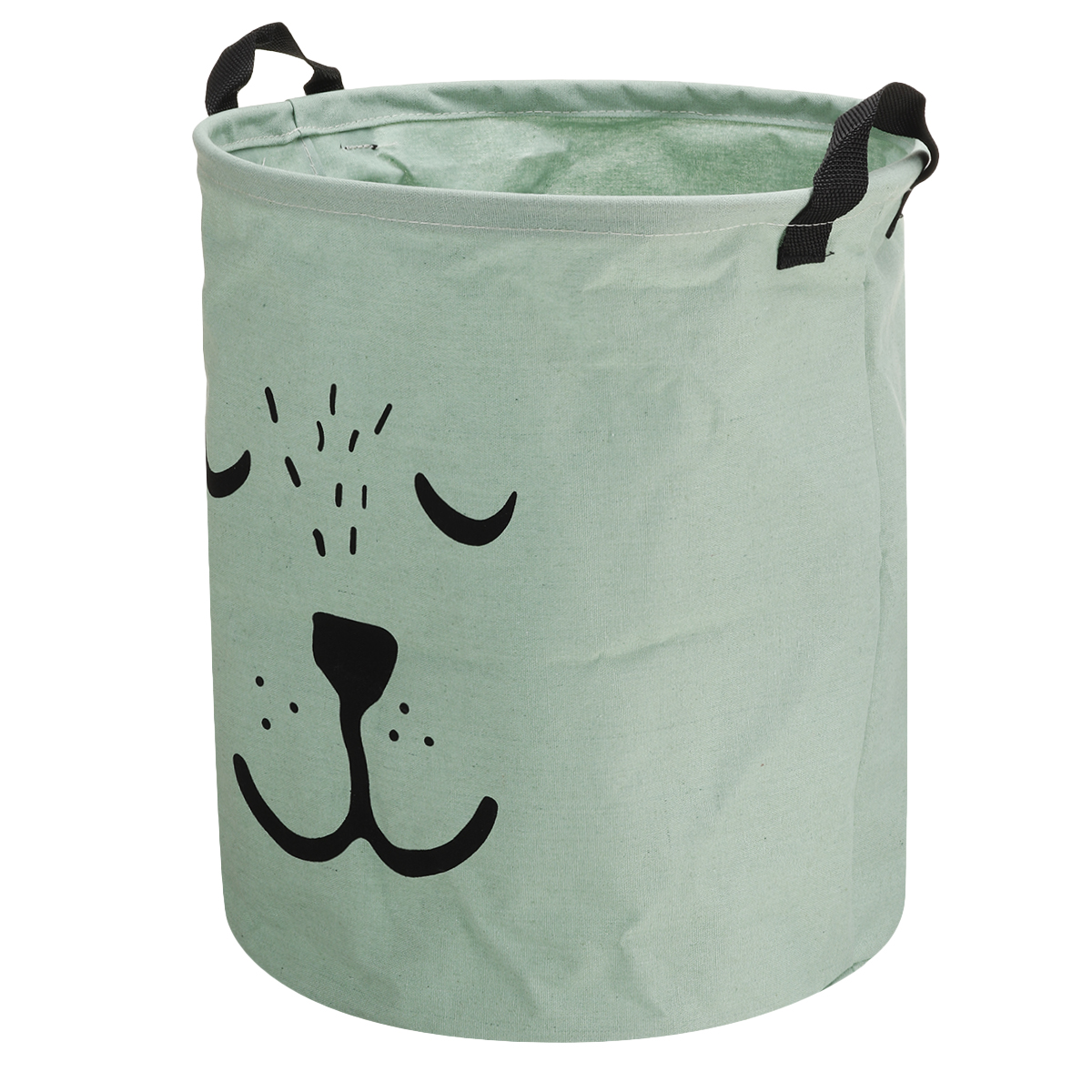 35x40CM-Cotton-PE-Foldable-Storage-Laundry-Hamper-Clothes-Basket-Waterproof-Toy-Hamper-1698566-5