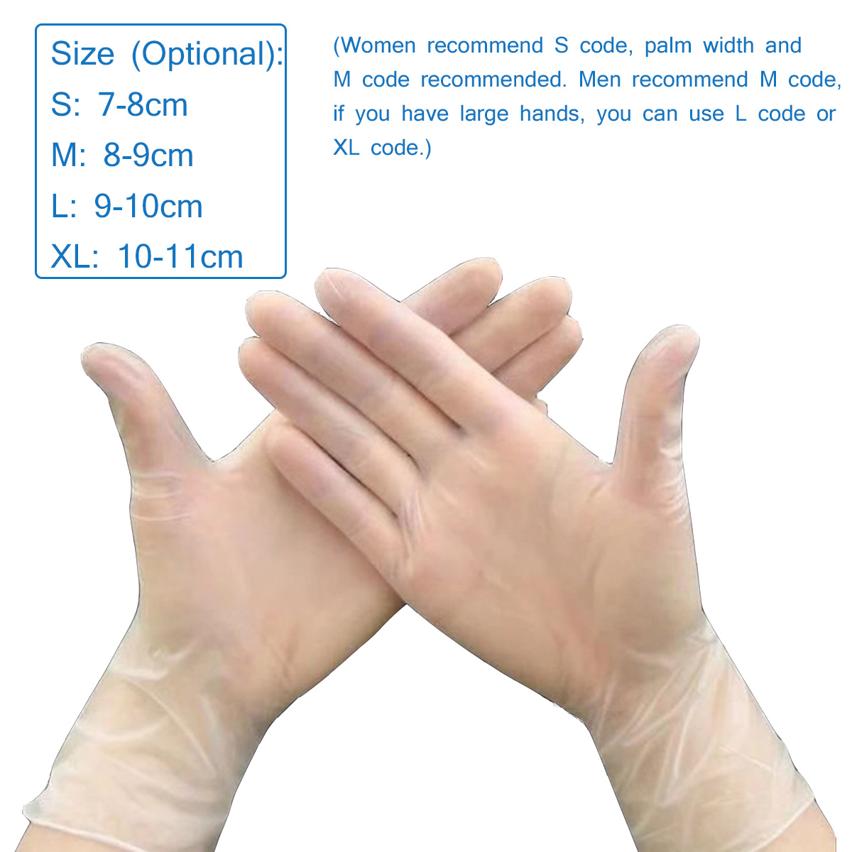 100-Pcs-PVC-Disposable-Gloves-PVC-Transparent-Gloves-Protective-Outdoor-Camping-Travel-1780319-2