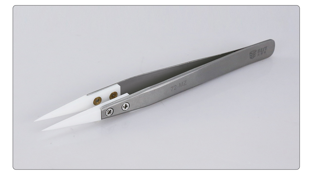 BEST-BST-72-MZ-Anti-acid-Ceramic-Tipped-Stainless-Steel-Tweezer-Fine-Pointed-Tips-With-Heat-Resistan-1363150-5