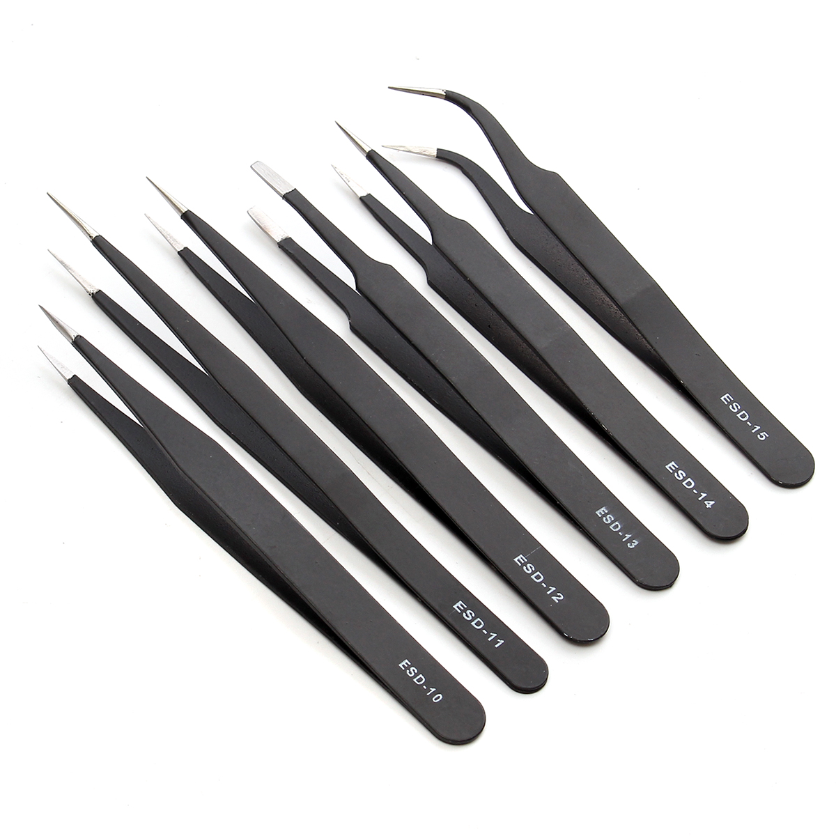 DANIU-6Pcs-Safe-Anti-static-Tweezers-Maintenance-Repair-Nippers-Forceps-Tools-Kit-ESD10-15-1190537-3