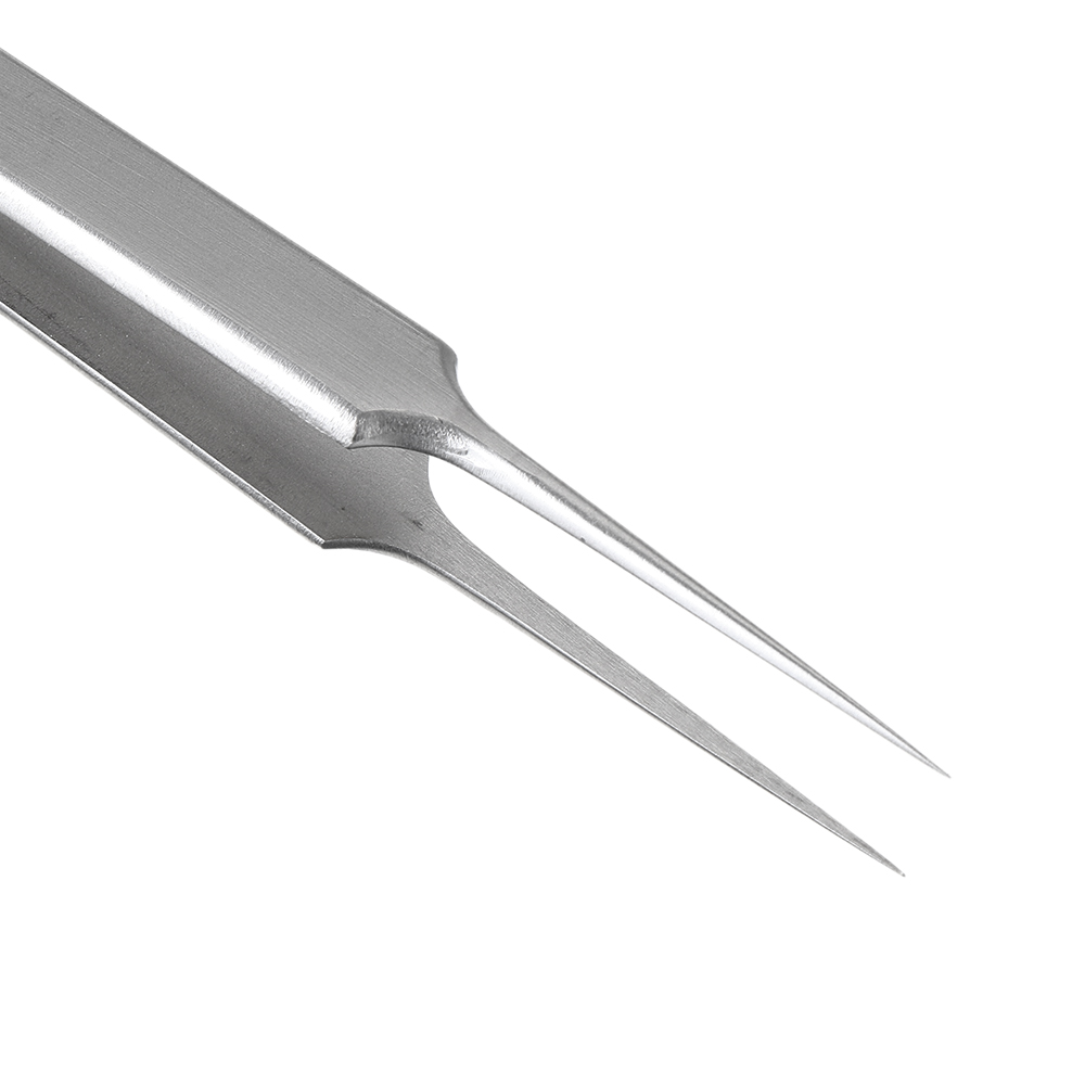 Electronics-Industrial-Tweezer-Anti-static-Curved-Straight-Tip-Precision-Stainless-Steel-Forceps-Pho-1587331-9