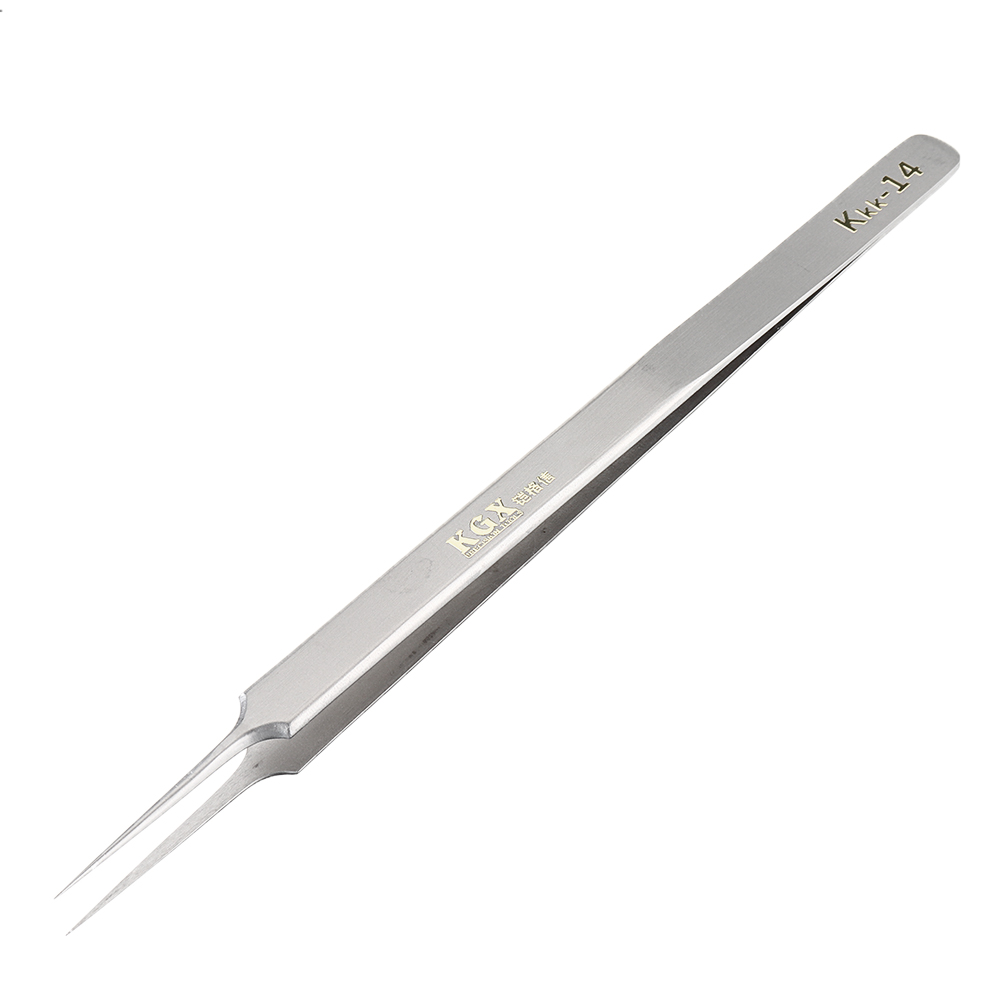 Electronics-Industrial-Tweezer-Anti-static-Curved-Straight-Tip-Precision-Stainless-Steel-Forceps-Pho-1587331-10