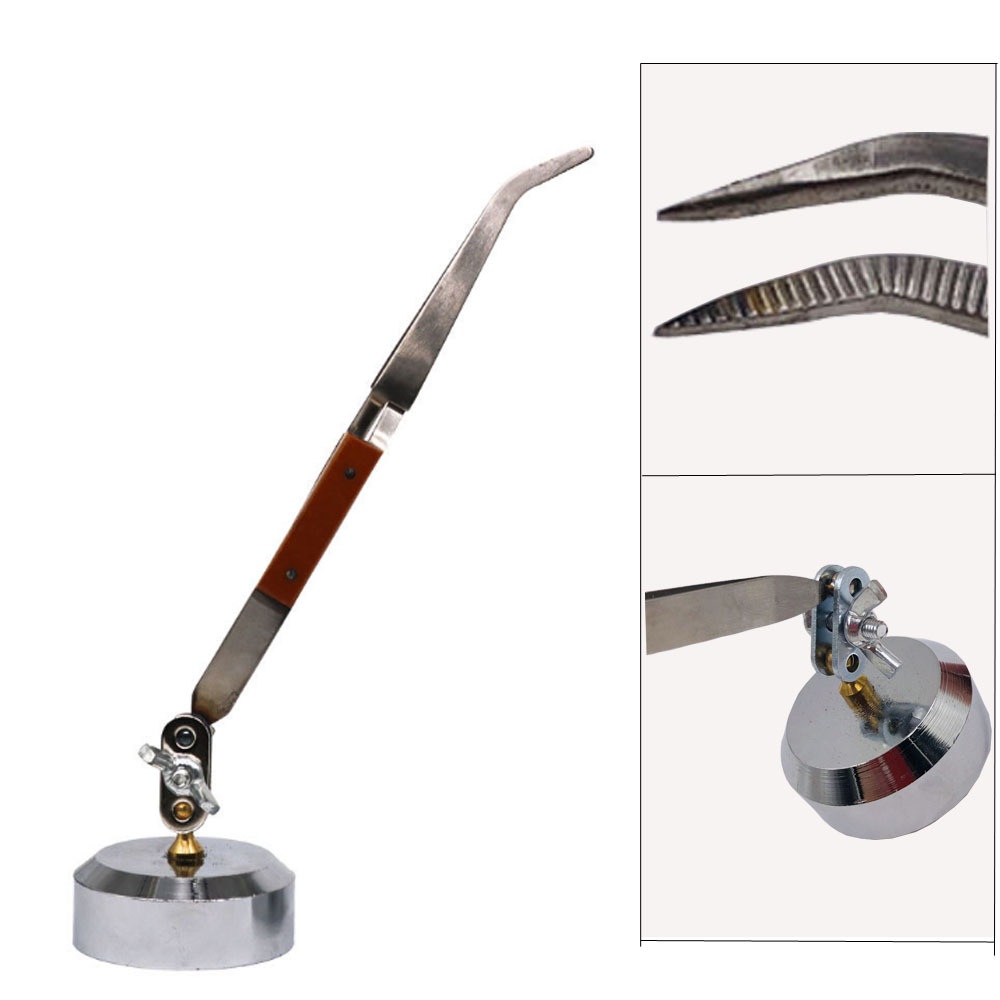 Welding-Tweezers-StraightCurved-Tweezers-Jewelry-Manufacturing-Tools-Universal-Bracket-Rebound-Clip-1844813-2