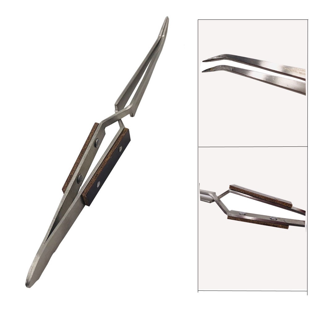 Welding-Tweezers-StraightCurved-Tweezers-Jewelry-Manufacturing-Tools-Universal-Bracket-Rebound-Clip-1844813-8