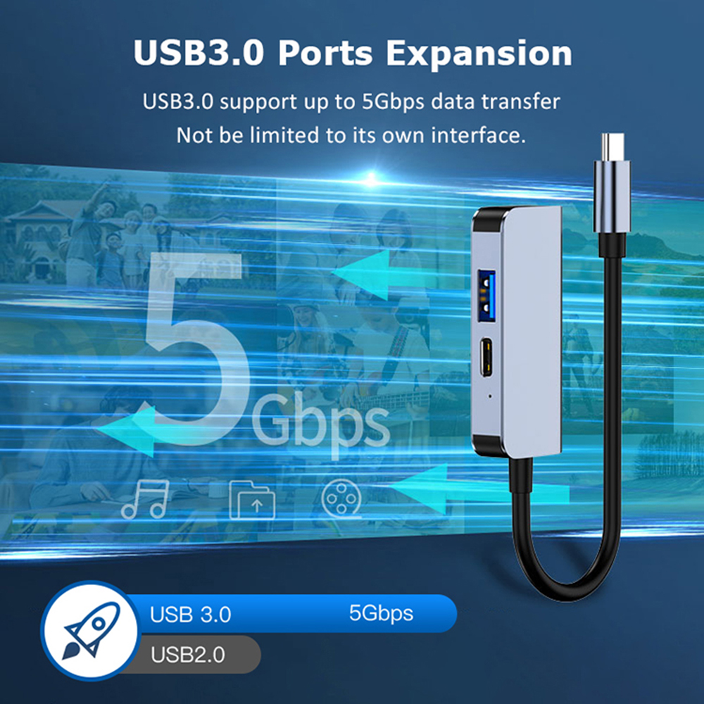 Mechzone-3-in-1-Type-C-Docking-Station-USB-C-Hub-Adapter-with-USB30-USB-C-PD-87W-4K-HDMI-Compatible--1975803-3