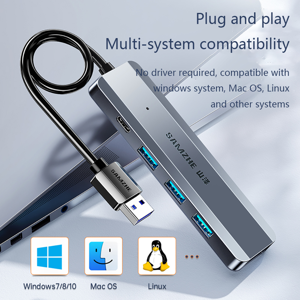 SAMZHE-USB31-Splitter-High-speed-Gen2-4-Ports-Expansion-Dock-Hub-USB-Hub-025M-Length-for-PC-Laptop-1923301-9