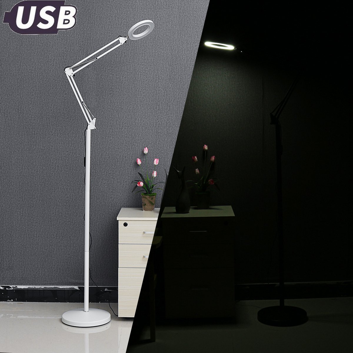 12W-Modern-Dimmable-LED-Floor-Lamp-Light-Standing-Craft-Reading-Lamps-Adjustable-1768253-4