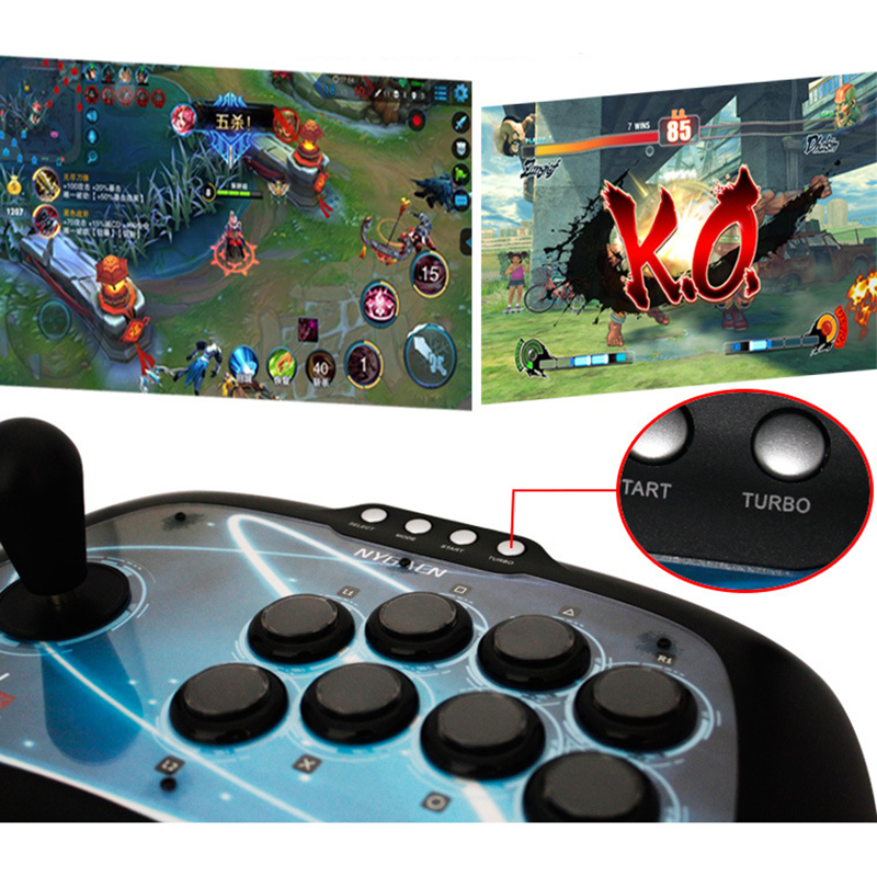 NYGACN-NJP302-USB-Wired-Gamepad-Game-Controller-Arcade-Joystick-Support-Turbo-for-Android-Windows-PC-1940911-3