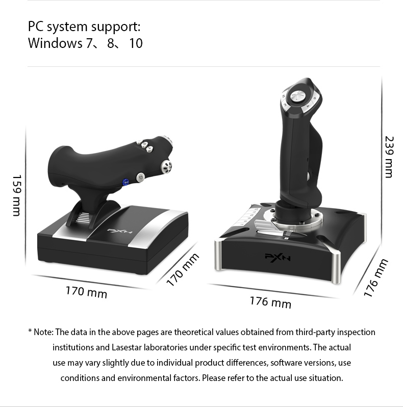 PXN-2119-PRO-Wired-Vibration-Joystick-Flight-Rocker-Gaming-Steering-Wheel-Pedal-Racing-Wheel-Game-Co-1948464-14