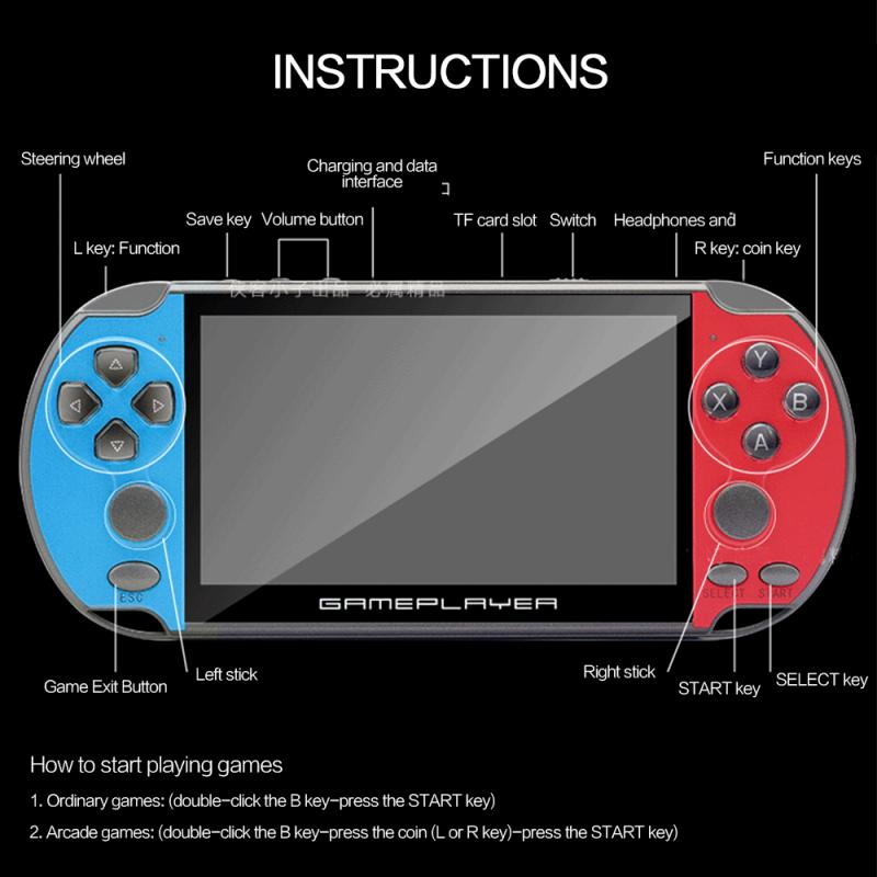 X7-V3000-PLUS-8GB-10000-Games-Handheld-Game-Console-Support-PS1-NES-SFC-CPS-NEOGEO-Games-51-Inch-Scr-1761149-4