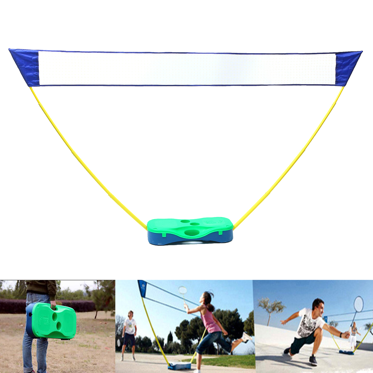3-in-1-Outdoor-Sport-Badminton-Tennis-Volleyball-Net-Portable-Stand-Battledore-Set-1224291-2