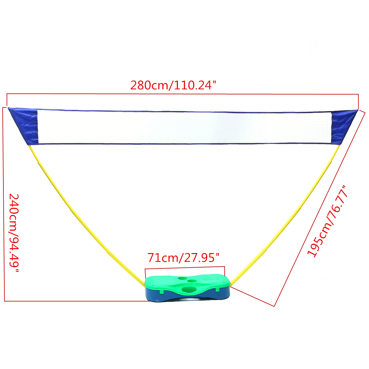 3-in-1-Outdoor-Sport-Badminton-Tennis-Volleyball-Net-Portable-Stand-Battledore-Set-1224291-7