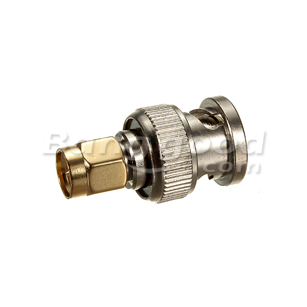 Alloy-Steel-BNC-Male-Plug-To-SMA-Male-Plug-RF-Adapter-Connector-924944-4