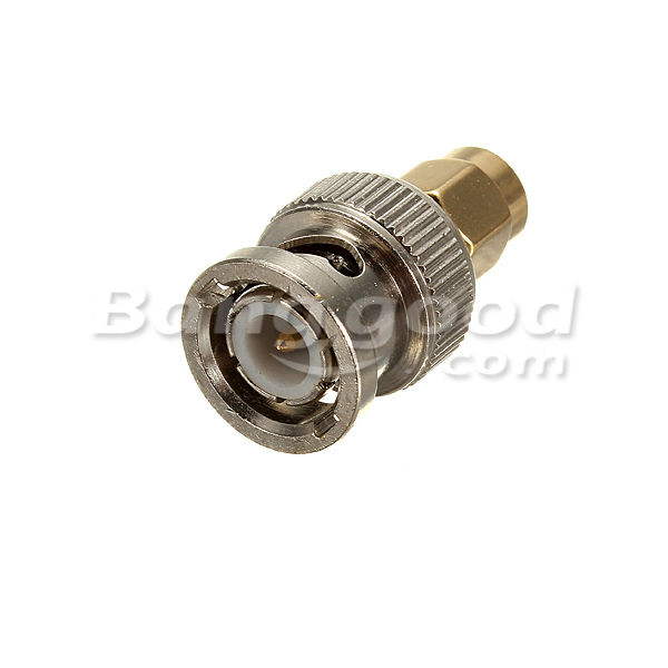 Alloy-Steel-BNC-Male-Plug-To-SMA-Male-Plug-RF-Adapter-Connector-924944-7