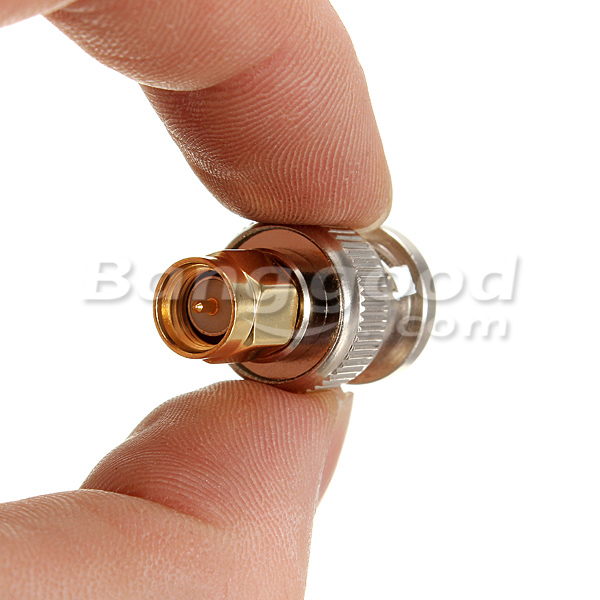 Alloy-Steel-BNC-Male-Plug-To-SMA-Male-Plug-RF-Adapter-Connector-924944-9