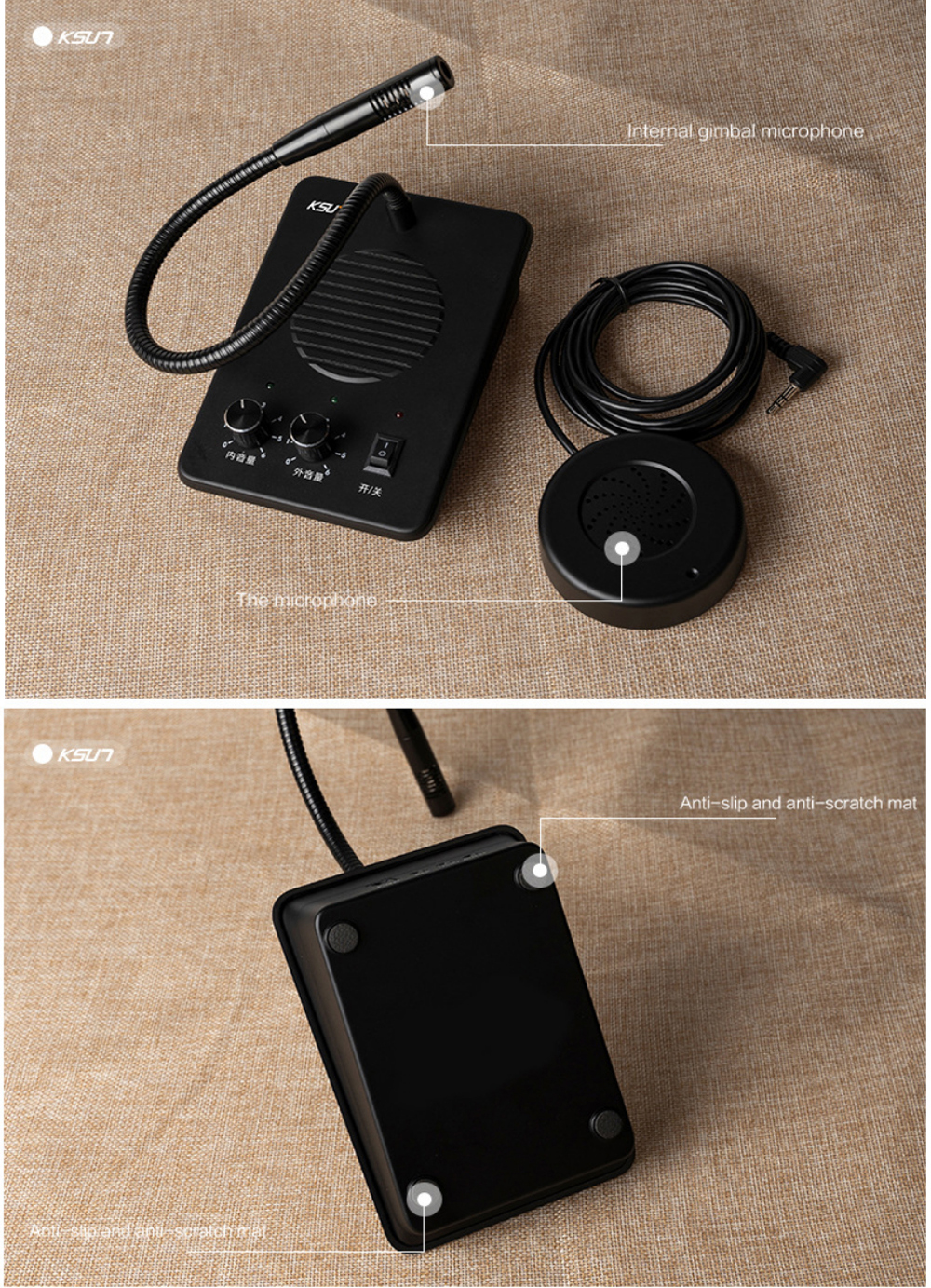 KSUN-TFSI-X-Q58-8W-Window-Intercom-Bank-Walkie-Talkie-Speaker--Dual-Way-Microphone-400-470-MHz-Wirel-1898221-4