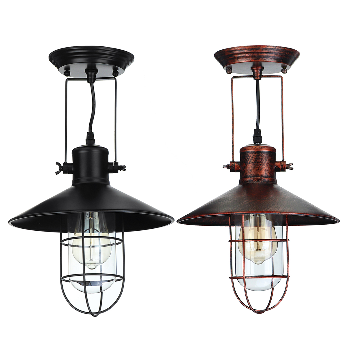 110-240V-E27-Wall-Lights-Industrial-Sconce-Lamps-240deg-Adjustable-Angle-Vintage-Art-Decoration-1830224-11
