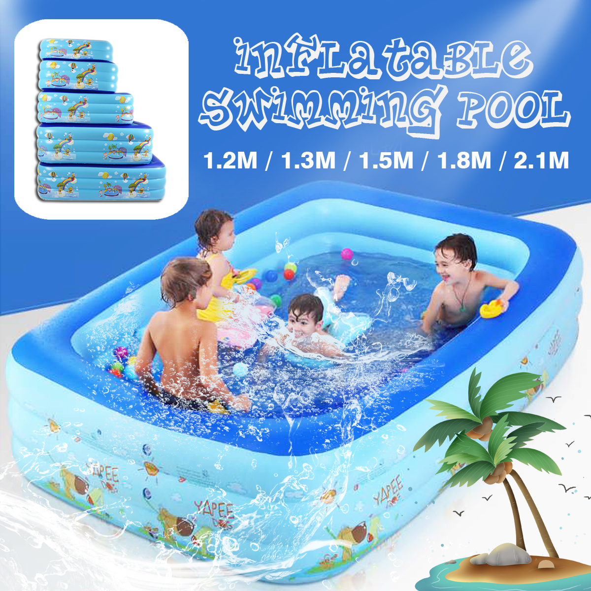 120130150180210cm-Kids-Inflatable-Swimming-Pool-Indoor-Home-For-Children-Swim-1674805-2