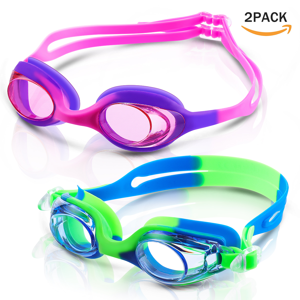 CAMTOA-2Pair-Childrens-Swimming-Goggles-with-Mesh-Bag-Silicone-Anti-Fog-Protection-Goggles-for-Kids-1884510-1