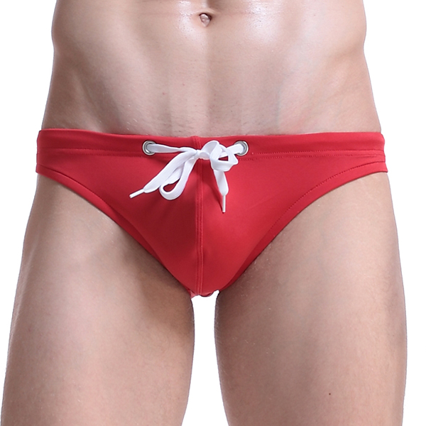 Casual-Beach-Solid-Color-Bikini-Swimwear-for-Men--Swimming-Trunks-1171581-4