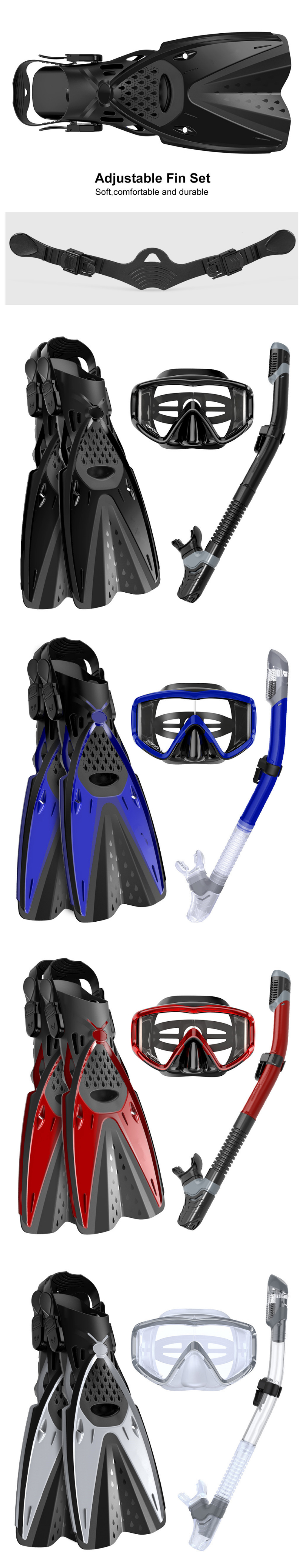 HHAOSPORT-3PCSSet-Snorkel-Mask-Swimming-Goggles--Underwater-Breathing-Tube--Diving-Fins-Diving-Equip-1718634-3