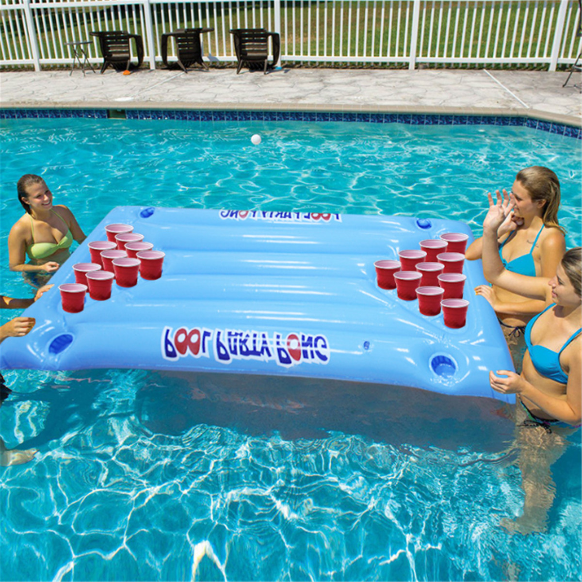 PVC-Inflatable-Beer-Pong-Ball-Table-Water-Floating-Raft-Lounge-Pool-Drinking-Game-24-Cups-Holder-1231572-1