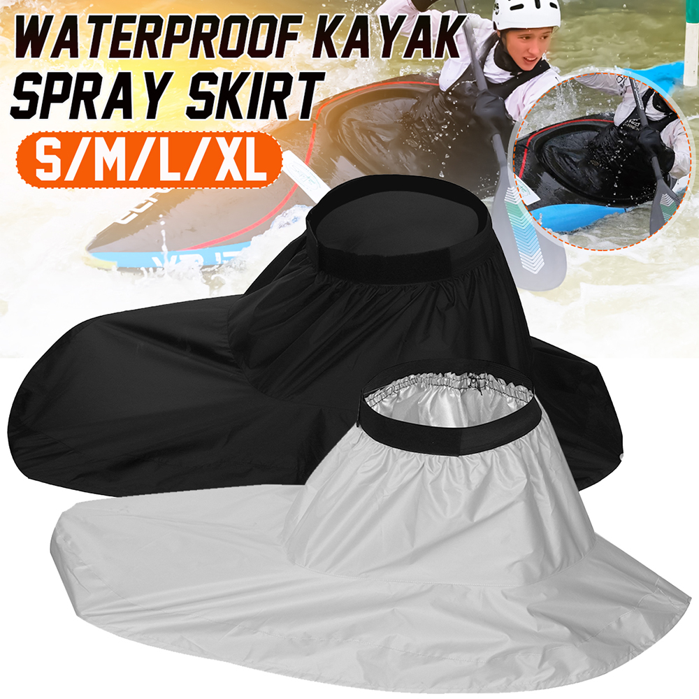 S-XL-210D-Kayak-Waterproof-Skirt--Canoe-Boat-Spray-Skirt-Deck-Cockpit-Cover-1933106-1