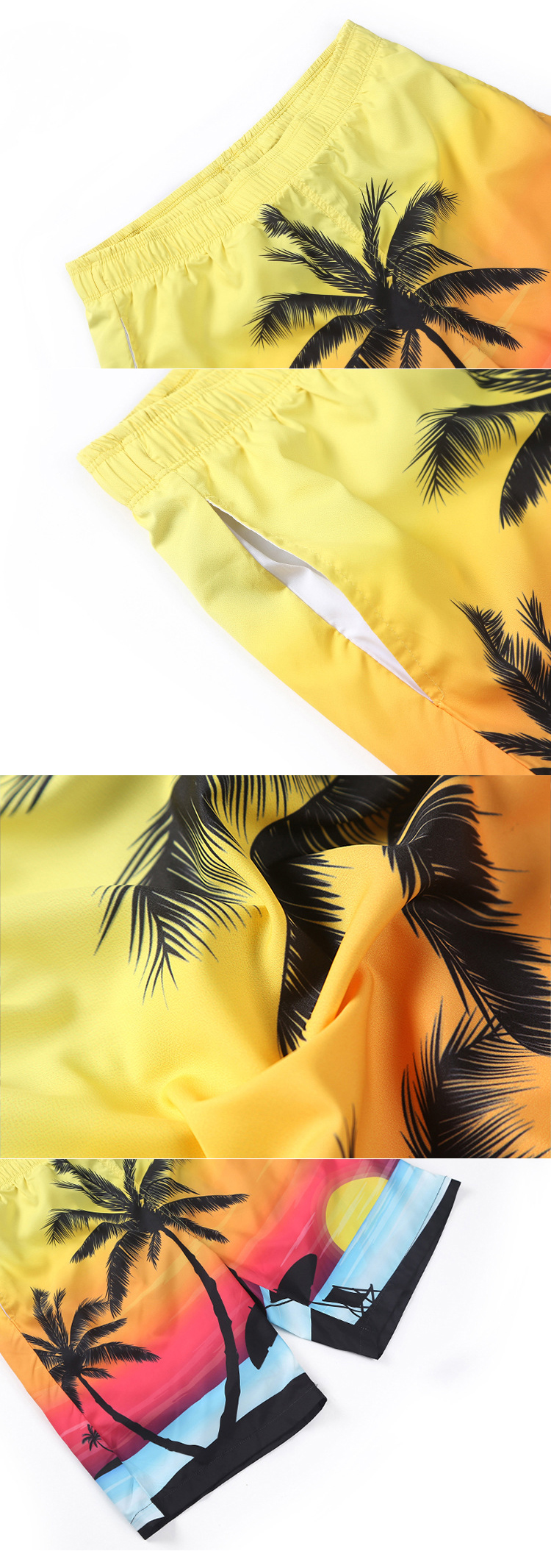 S52513-Beach-Shorts-Board-Shorts-3D-Coconut-Tree-Sunset-Printing-Fast-Drying-Waterproof-Elasticity-1301300-2