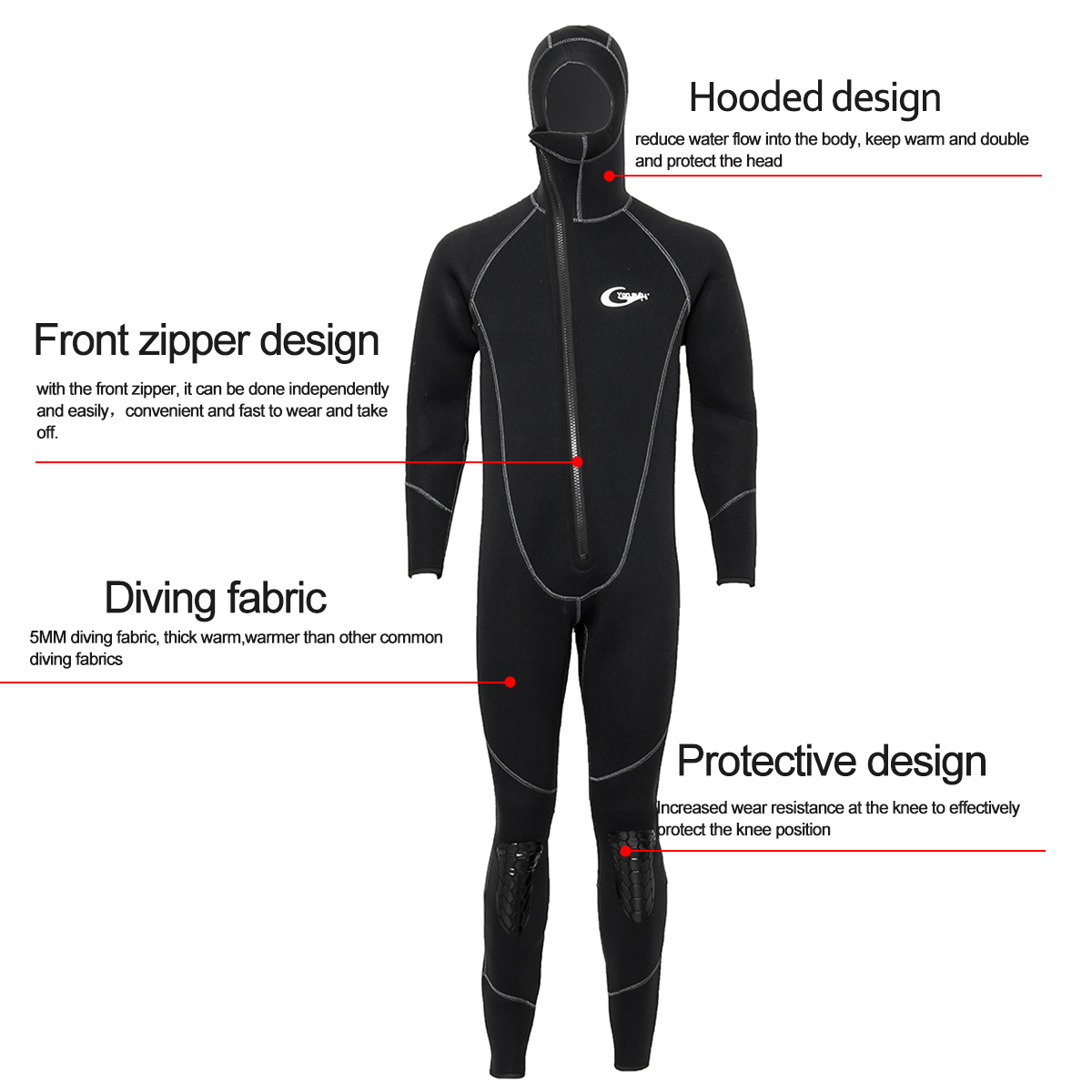 Yon-Sub-5MM-Neoprene-Front-Zipper-Diving-Snorkeling-Swimming-Suit-Set-Long-Sleeves-Men-Wetsuit-Surfi-1641709-6