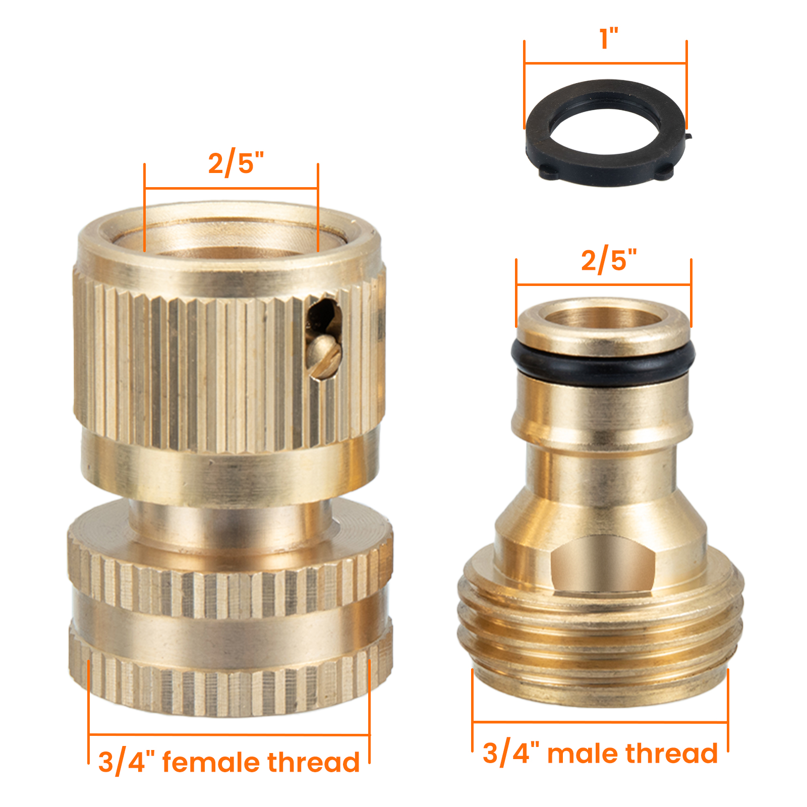 3-Sets-Brass-Pipe-Hex-Nipple-Fitting-Quick-Coupler-Adapter-34quotGHT-Brass-Male-to-Female-Thread-Bra-1895658-5