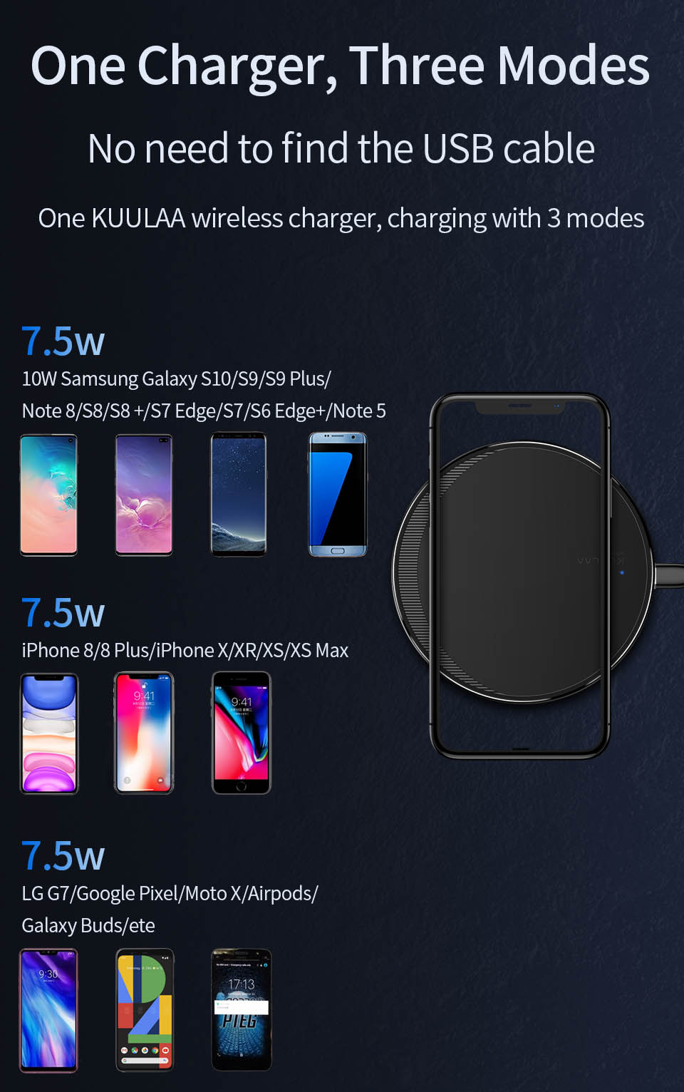 KUULAA-LED-10W-75W-5W-Trickle-Protection-FOD-Wireless-Charger-Charging-Pad-for-iPhone-11-Pro-Max-for-1649313-10