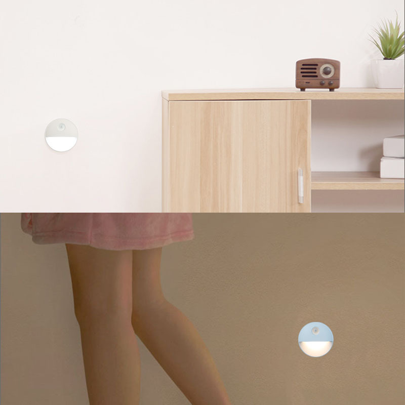 Bakeey-Infrared-Sensor-Night-Light-5M-Sensing-Distance-Warm-Half-Moon-Light-White-Light-Easy-Install-1794332-4