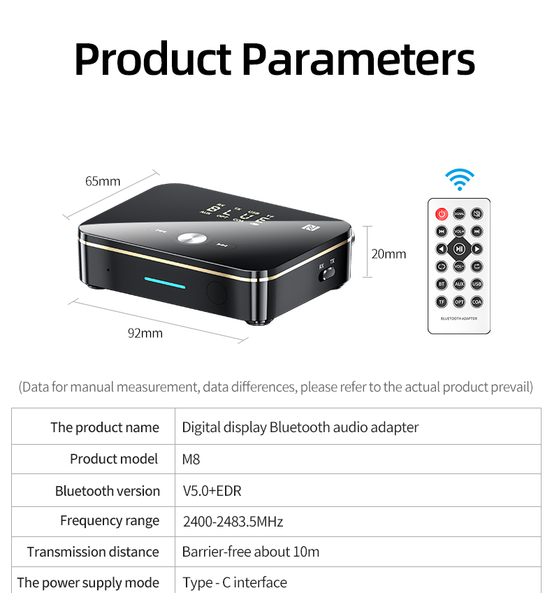 Bakeey-M8-NFC-enabled-bluetooth-V50-Audio-Transmitter-Receiver-35mm-Aux-2RCA-Wireless-Audio-Adapter--1892076-38