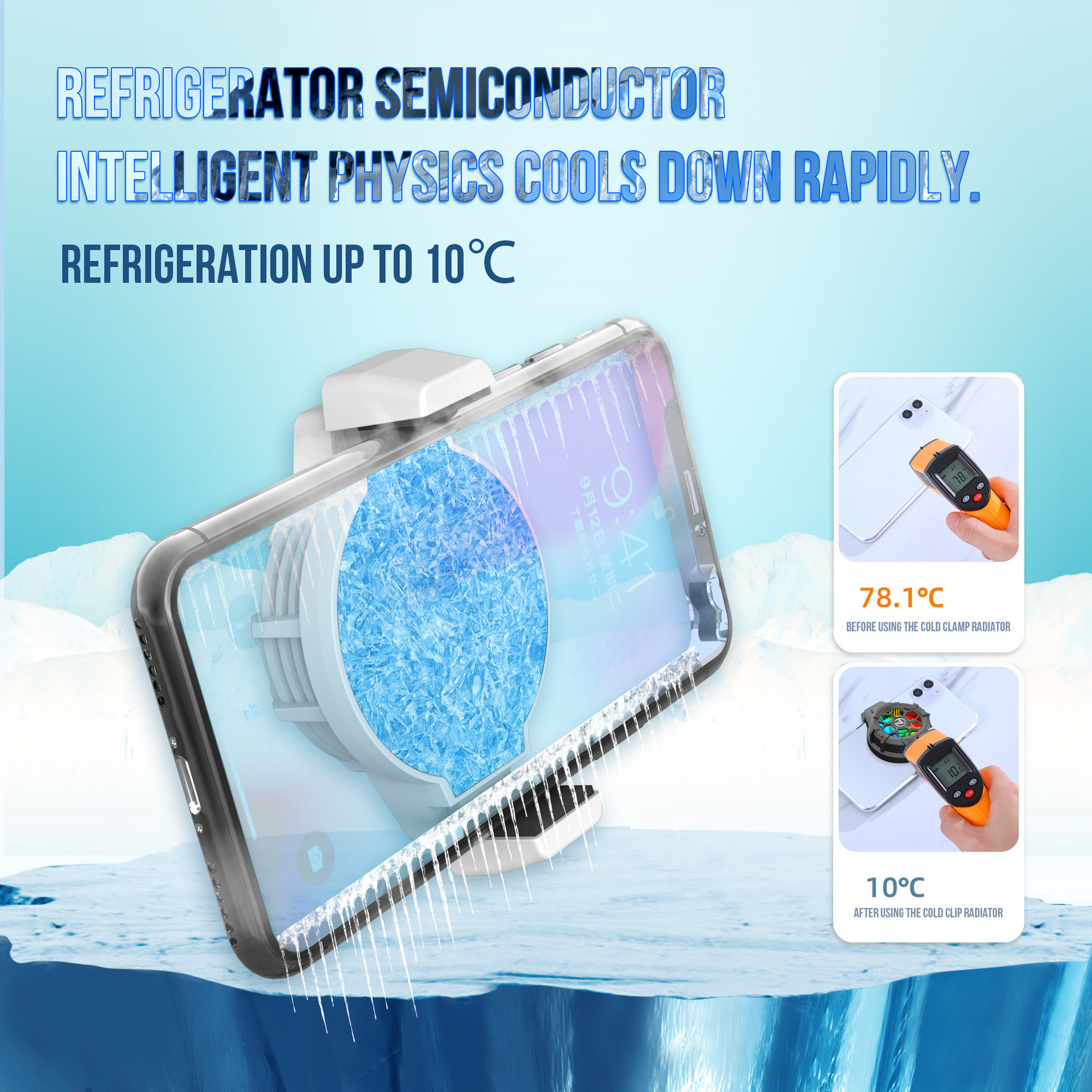 Bakeey-P10-Mobile-Phone-Semiconductor-Radiator-Two-way-Retractable-Refrigeration-Back-Clip-For-iPhon-1918003-3