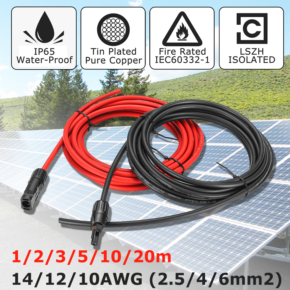 60A-1235M-6mmsup2-10AWG-Eternal-69mm-Solar-Panel-Extension-Cable-Wire-MC4-Connector-Copper-Wire-Sola-1479417-1