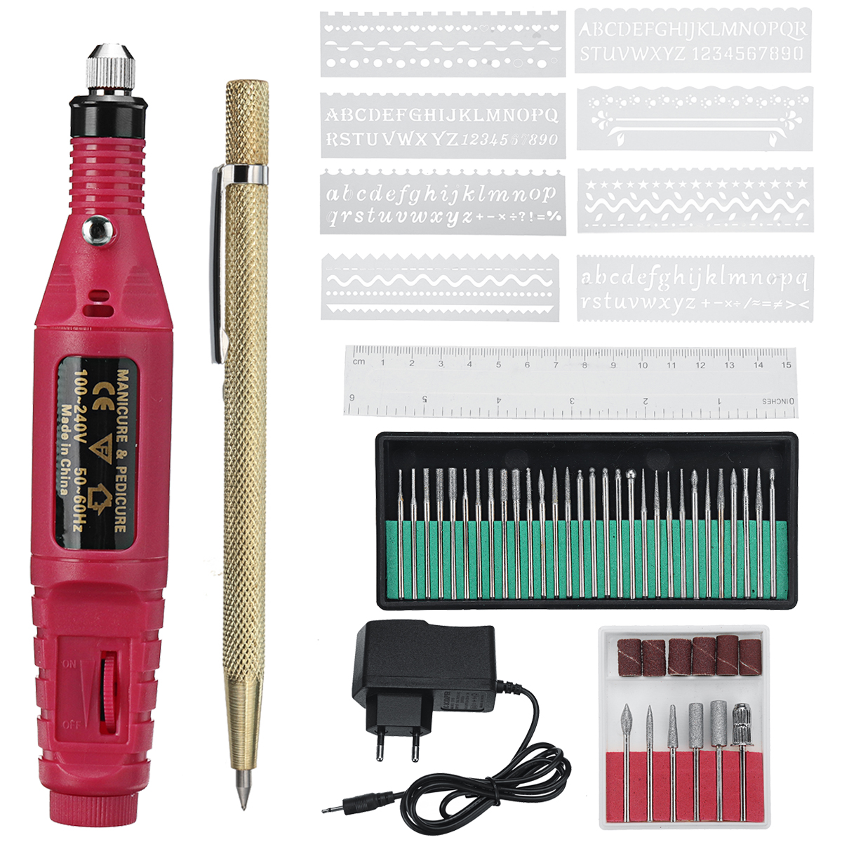 12V-54Pcs-Electric-Engraving-Pen-Kit-Regulated-Speed-Mini-DIY-Etching-Drilling-Polishing-Pen-For-Jew-1684916-10