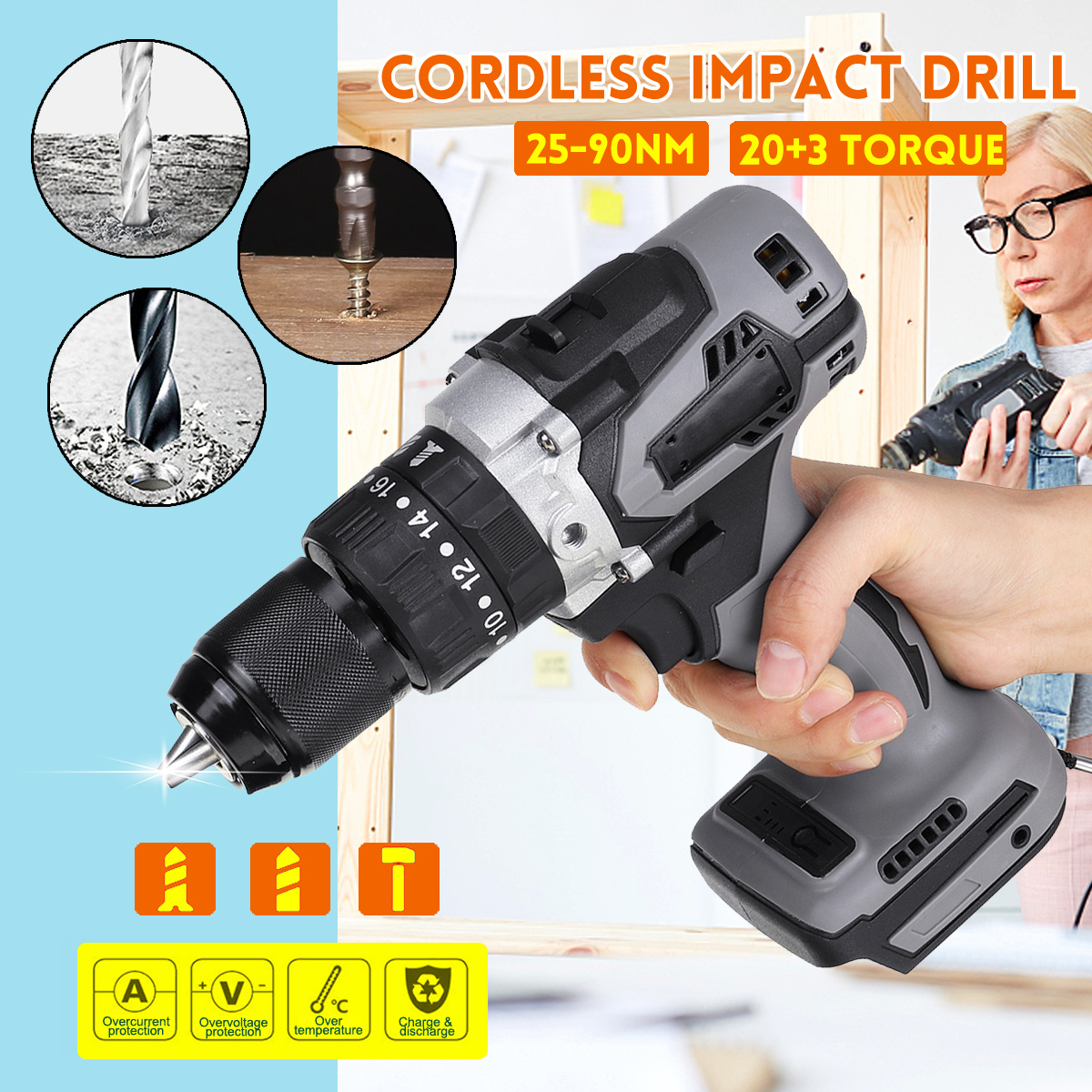 18V-2-Speed-Cordless-Brushless-Compact-Hammer-Drill-Driver-For-Makita-Battery-1741407-1