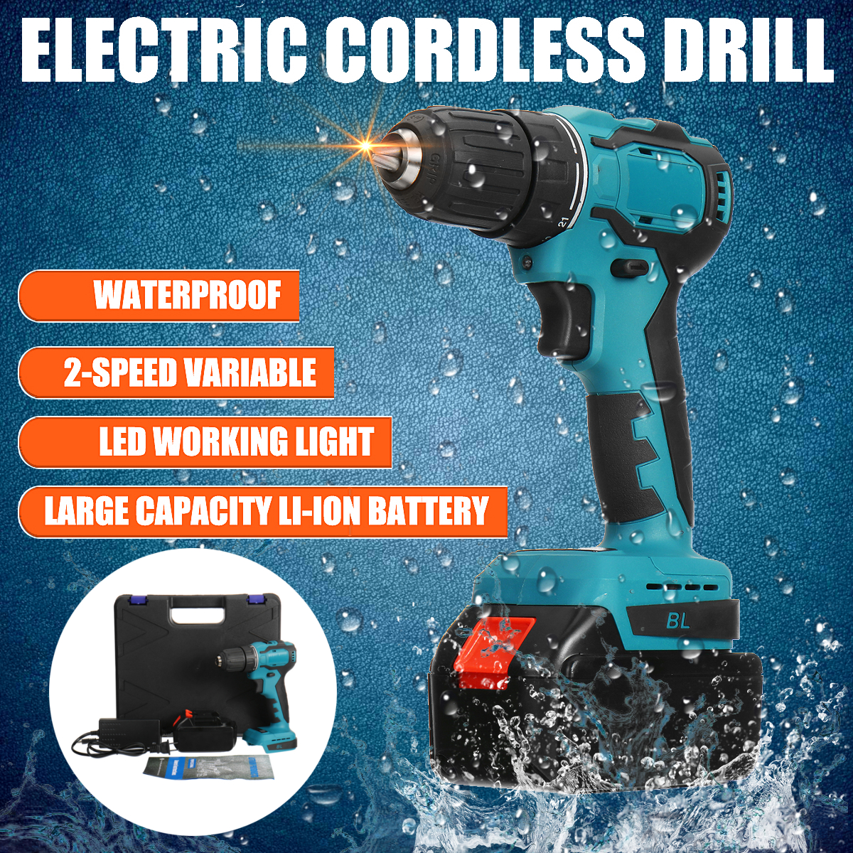 21V-Electric-Cordless-Drill-Driver-Dual-Speed-150Nm-Torque-Li-ion-Battery-1615215-2