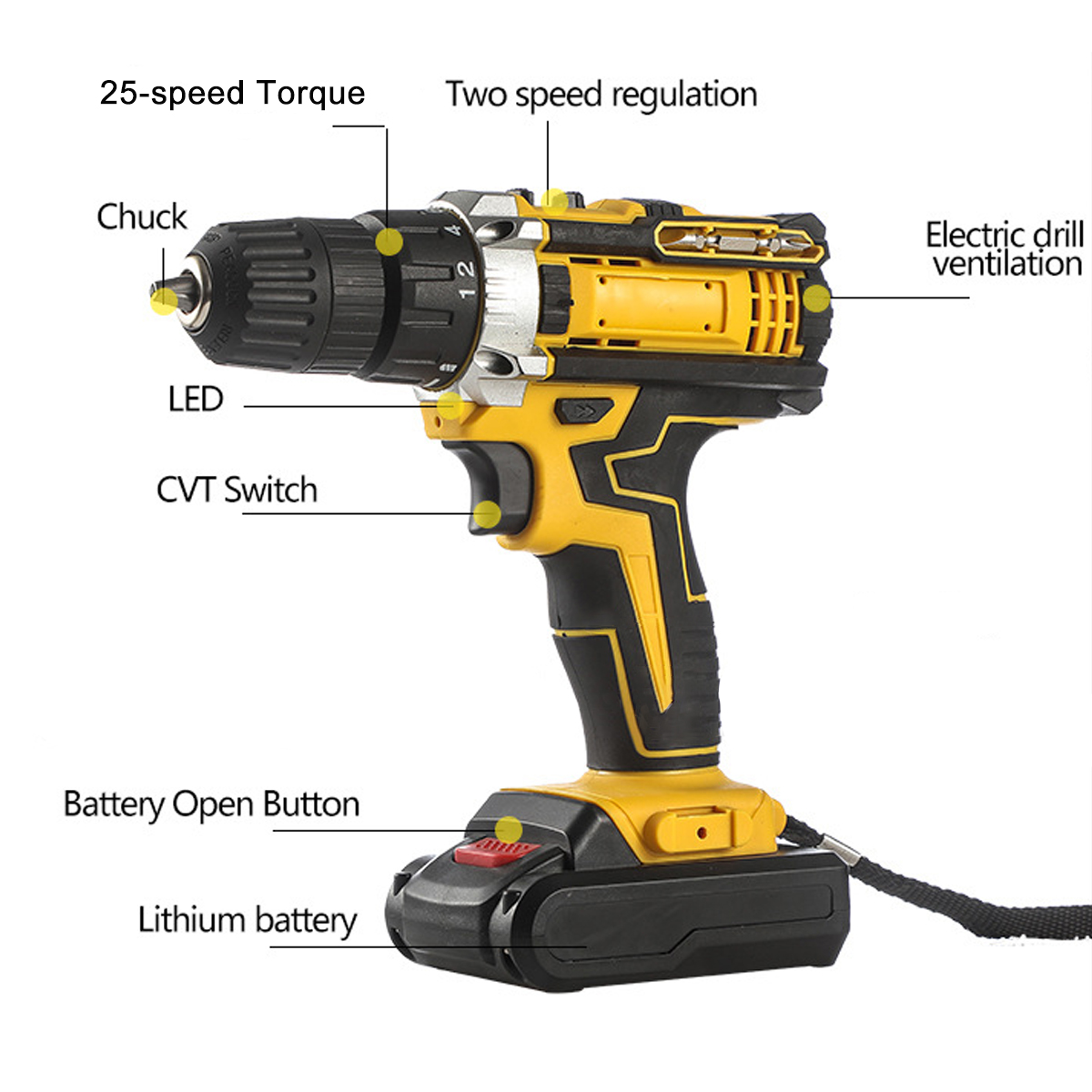 3-IN-1-Electric-Cordless-Impact-Hammer-Drill-Screwdriver-38Nm-High-Torque-Tool-1780452-6