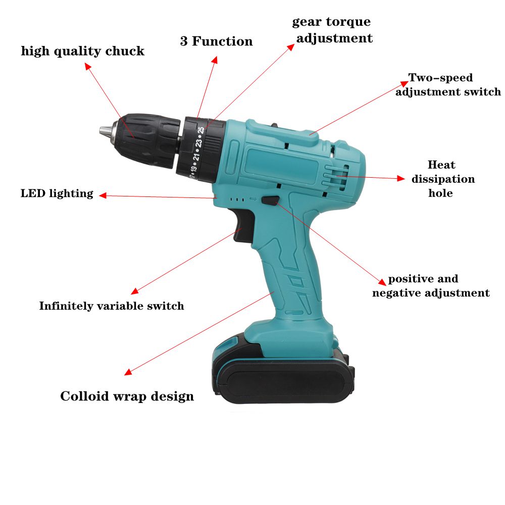 48V-Impact-Electric-Drill-6000mAh-Drill-Screwdriver-W-LED-Working-Light-W-12pc-Battery-1760104-13