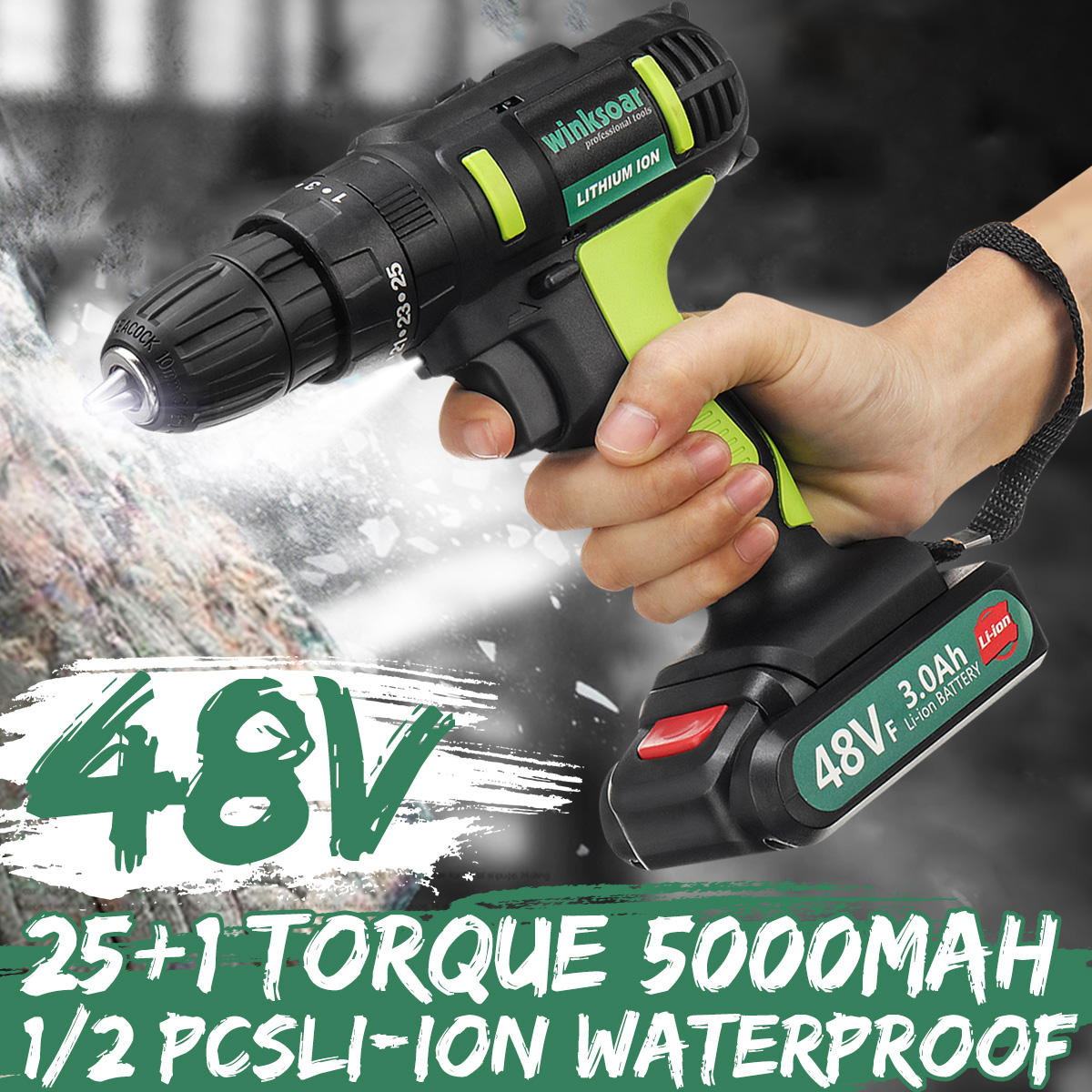 48VF-3-in-1-251-Gears-Electric-Impact-Drill-2-Speeds-Rechargeable-Screwdriver-W-LED-Light-1733392-1