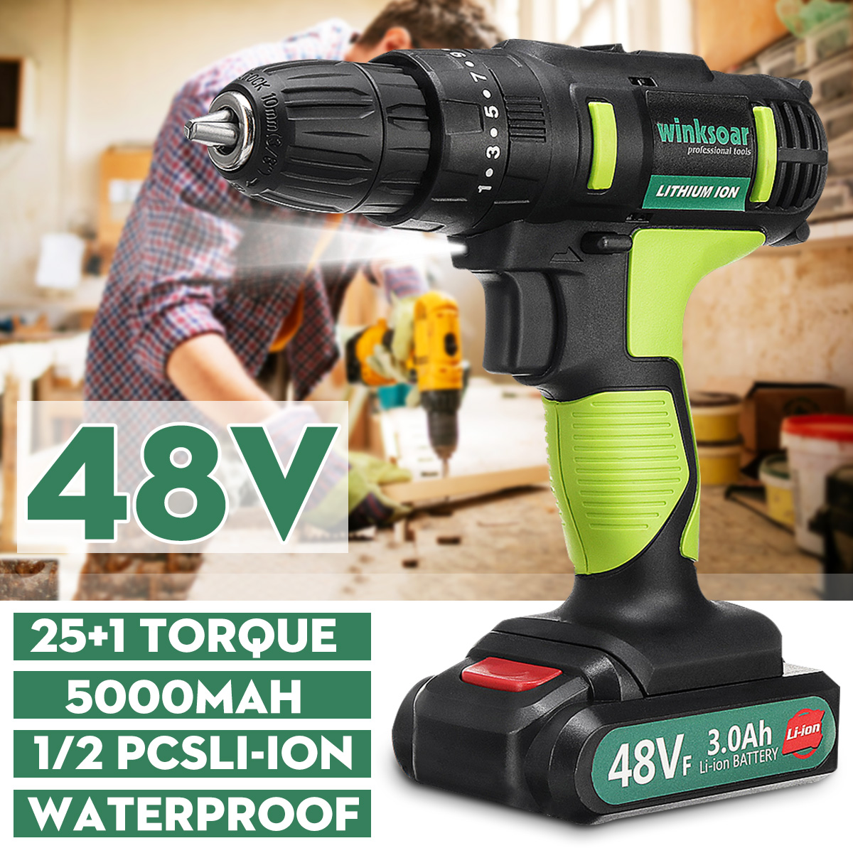 48VF-3-in-1-251-Gears-Electric-Impact-Drill-2-Speeds-Rechargeable-Screwdriver-W-LED-Light-1733392-2